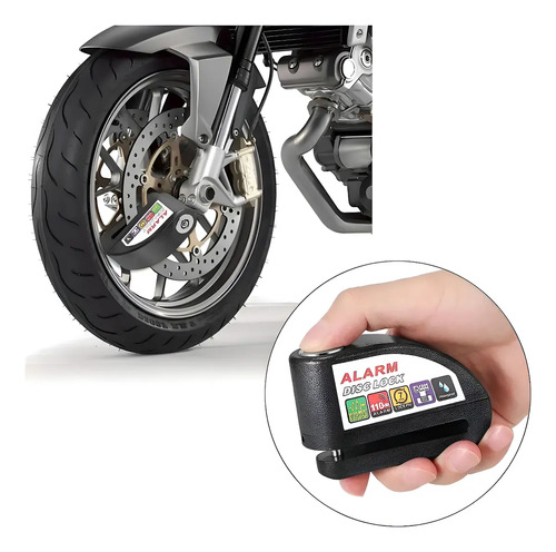 Candado Alarma Para Disco De Freno Moto Bici