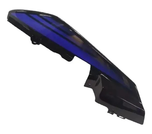 Colin Derecho Ybr 125 Z Negro Calcos Azules Negro/azul