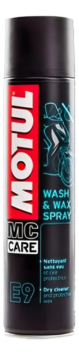 Limpiador En Seco Motul Wash & Wax E9 Spray E9