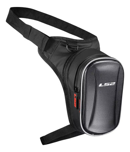 Bolso Moto Ls2 De Pierna Leg Bag Carbono