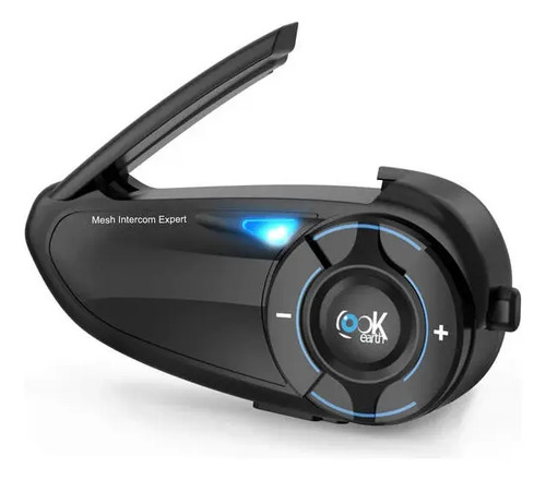 Intercomunicador Lookearth Q8 Para Casco De Moto, Mesh Para 6 Motociclistas