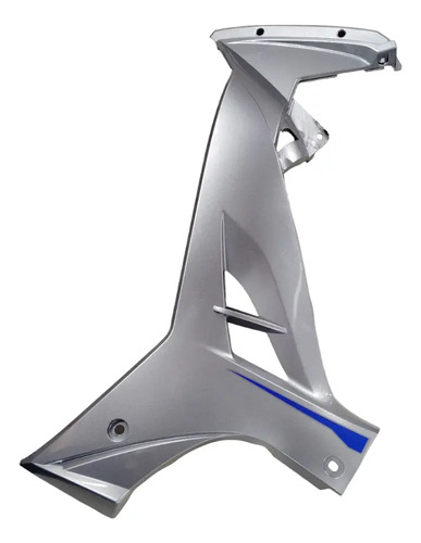 Cubre Pierna Interior Izquierdo Plata Yamaha Crypton Plateado