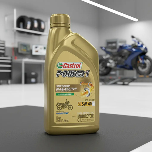 Aceite Para Motor Castrol Sintetico 5w-40 1l