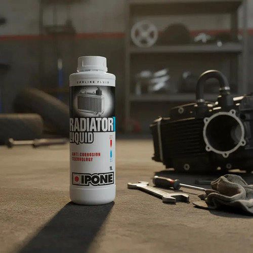 Liquido Para Radiador Ipone Refrigerante 1l Para Moto Azul
