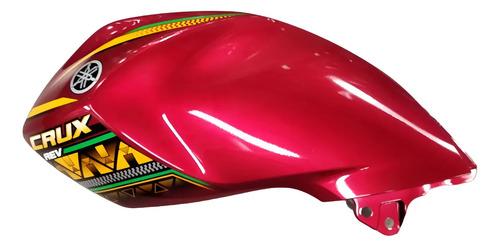 Lateral Izquierdo De Tanque Rojo Yamaha Crux 110 Rojo