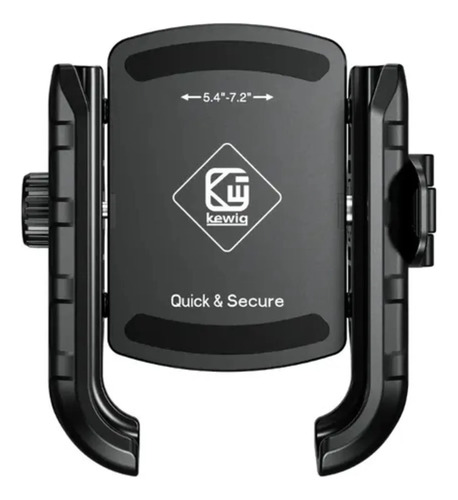 Soporte Celular Moto Para Brazo De Espejo Negro