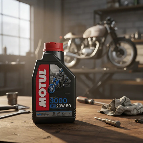 Aceite Motor Motul 4t 20w 50 Mineral 3000