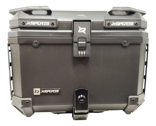 Baul Maleta Top Case X-sports 45 Lts. Con Bolso Negro