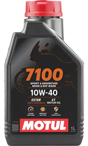 Motul 7100 10w40 1l Aceite Motor Moto 4t Sintetico