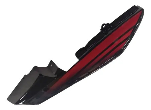 Colin Derecho Ybr 125 Z Negro Calcos Rojos Negro/rojo